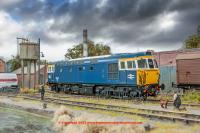 3368 Heljan Class 33/1 Diesel Locomotive number 33 101 in BR Blue livery with white cab window surrounds